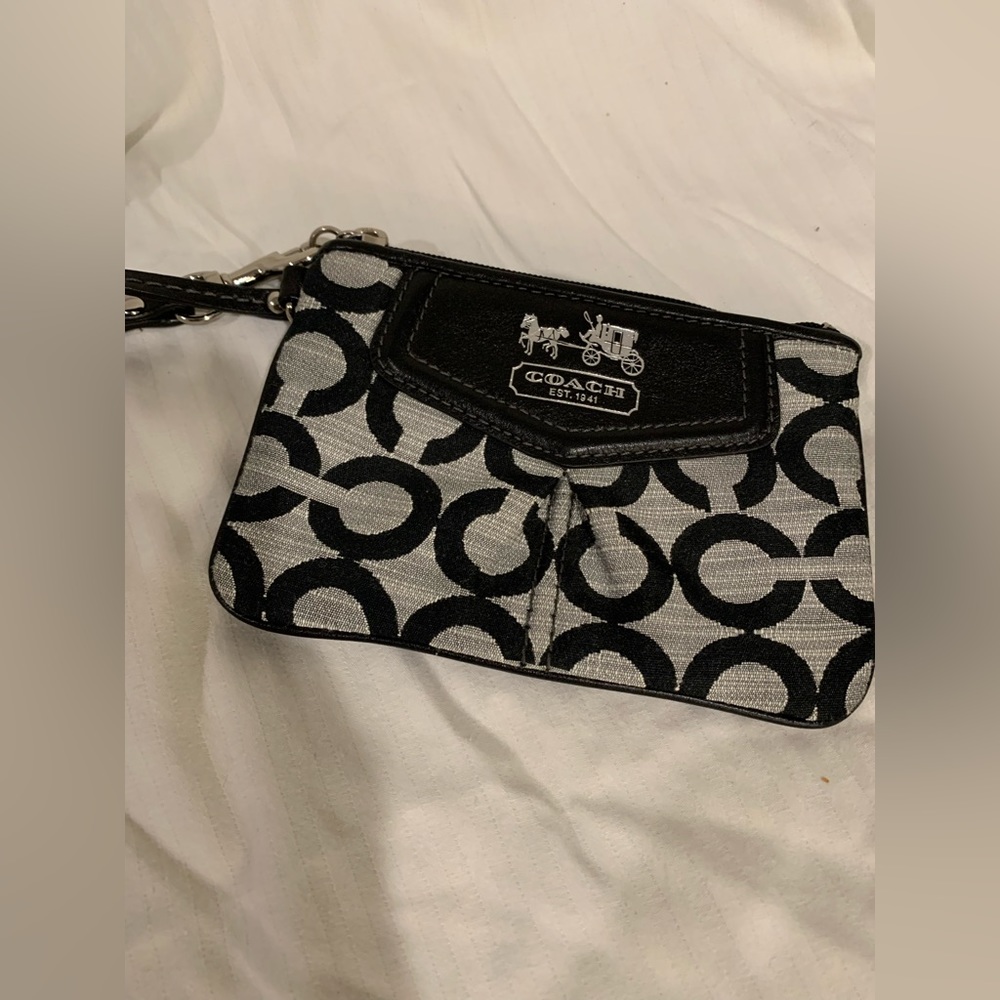 Coach Madison OP Art Wristlet